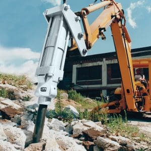 B999 Air Ram breaking rocks | Furukawa FRD