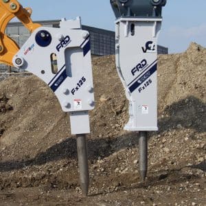 Fx125 TLB and Fx125Qtv at jobsite | Furukawa FRD