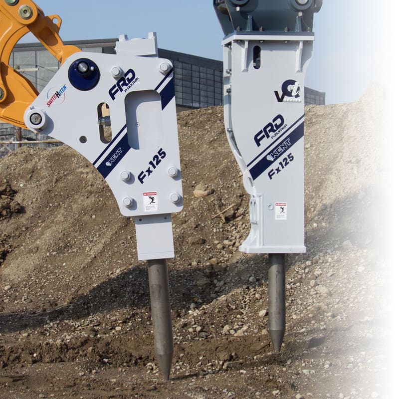 Hydraulic Rock Breakers Drills Hammers Attachments Furukawa FRD