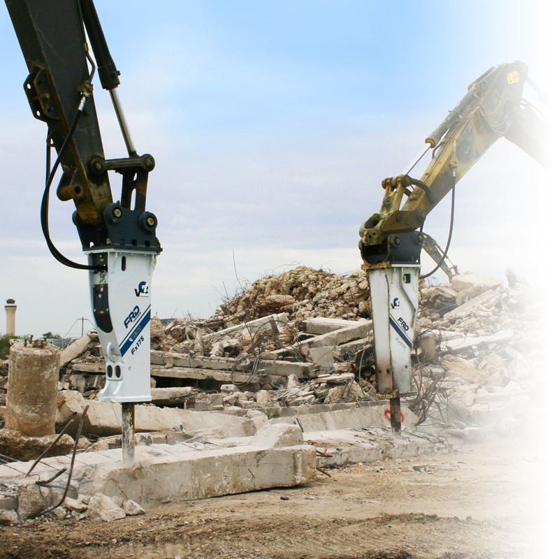 Hydraulic Rock Breakers Drills Hammers Attachments Furukawa FRD